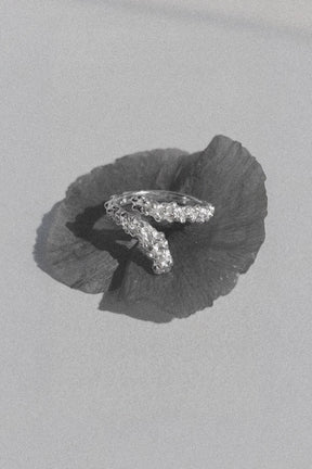 Crystalline Coil Ring | Sterling Silver