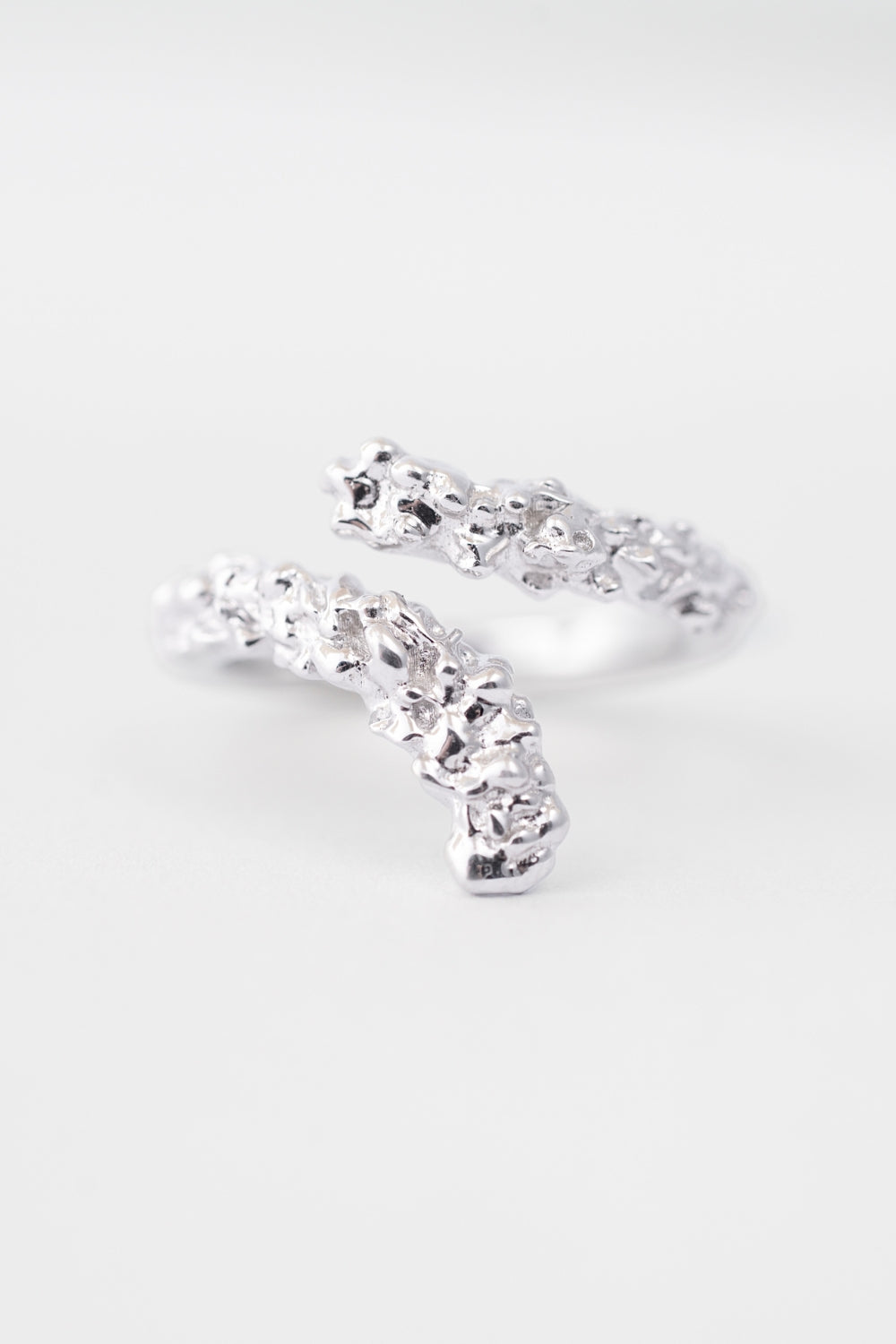 Crystalline Coil Ring | Sterling Silver