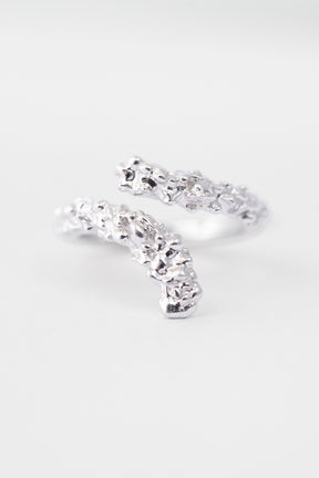 Crystalline Coil Ring | Sterling Silver