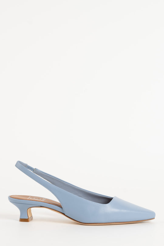 Slingback Pump Bria | Light Blue Nappa Leather