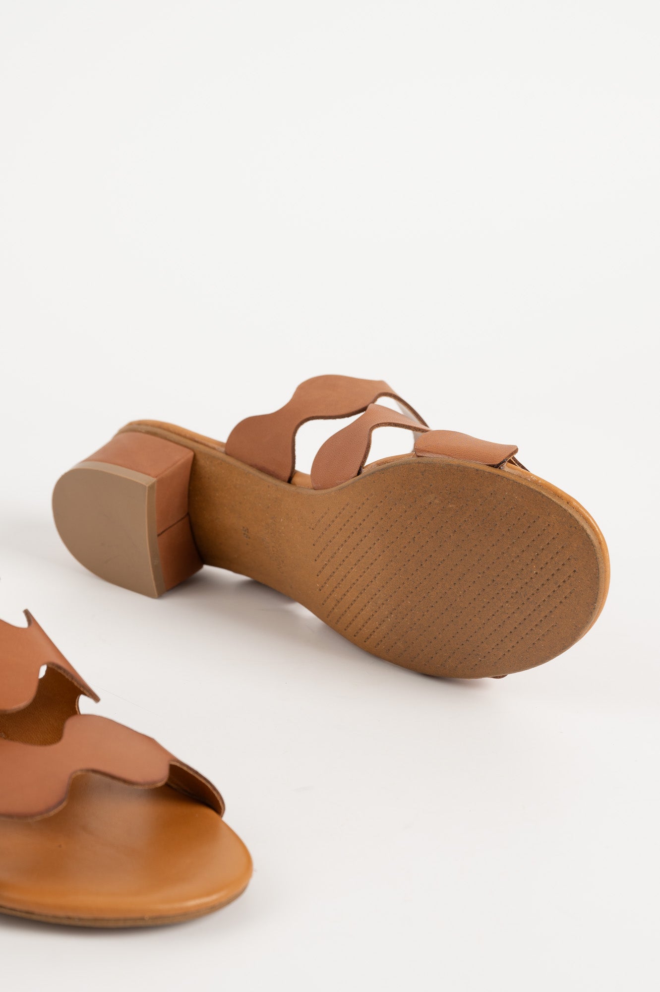 Sandal Wave 338 | Cognac Skinn
