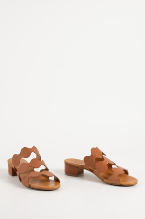 Sandal Wave 338 | Cognac Skinn