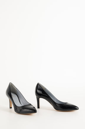 Pump Elle 015 | Mörkblått Lackat Skinn
