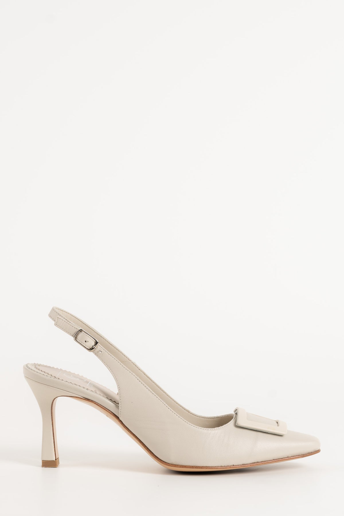 Slingback Pump Elsa 031 | Off-White Skinn