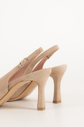 Slingback Pump Lilly 033 | Beige Mocka