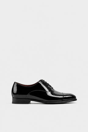 Men's Oxford Luxit | Black Patent Calf Leather