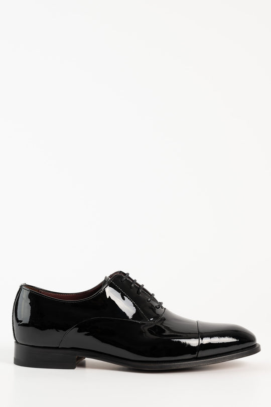 Men's Oxford Luxit | Black Patent Calf Leather