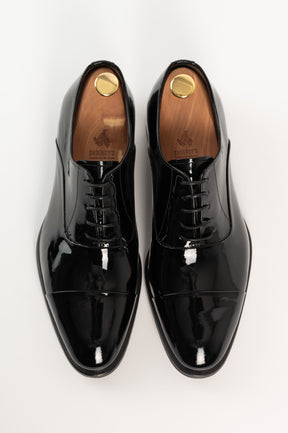 Oxford Luxit 051 | Black Patent Leather