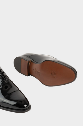 Men's Oxford Luxit | Black Patent Calf Leather