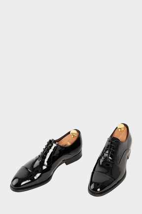 Men's Oxford Luxit | Black Patent Calf Leather