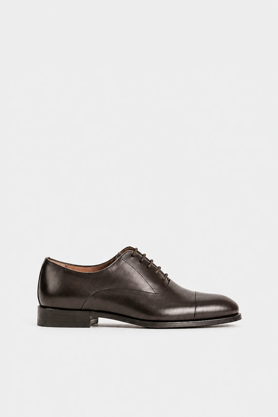 Men's Oxford Luxit | Dark Brown Calf Leather