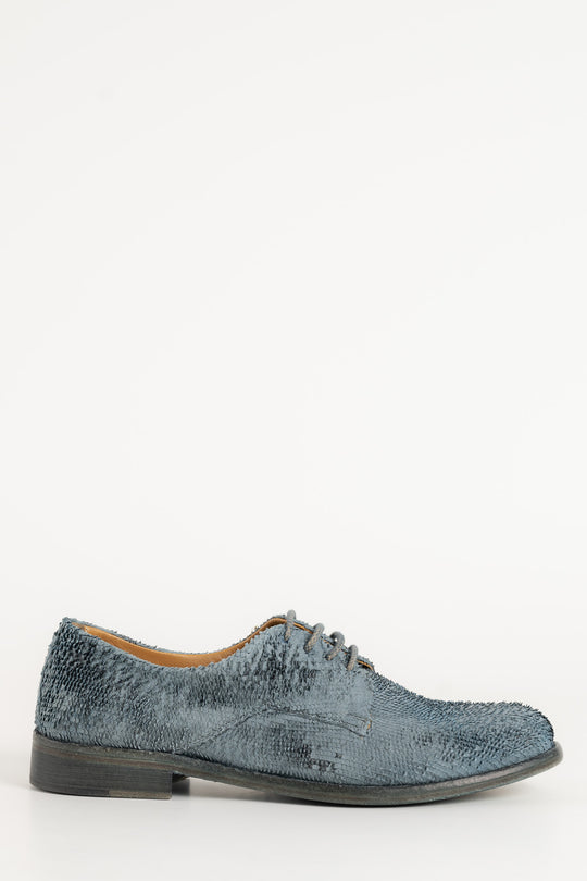 Derby Shoe Vera 132 | Blue Leather