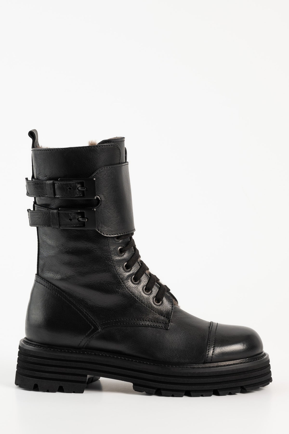 Warm Lined Boot Gilda 441 | Black Leather