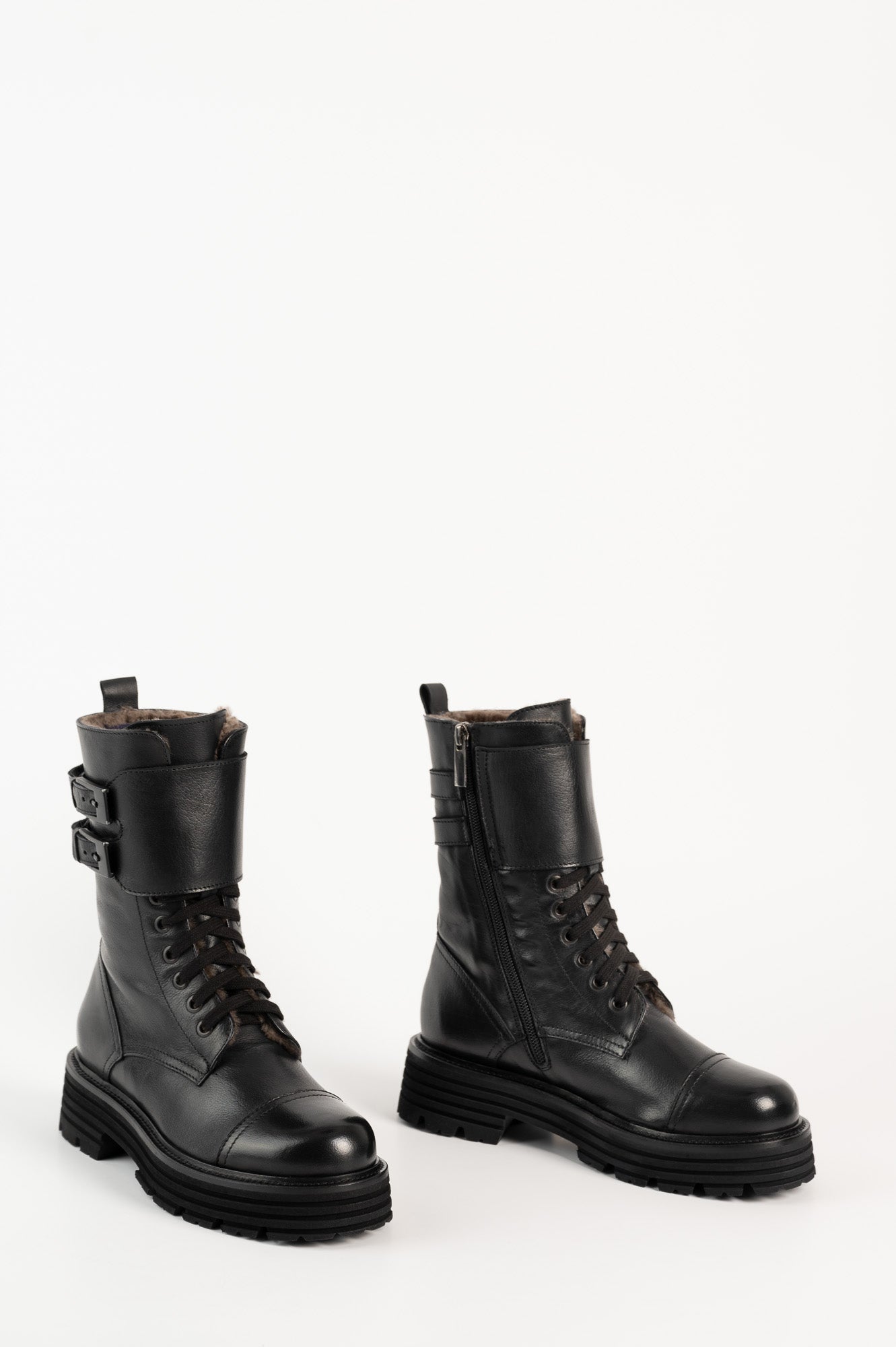 Warm Lined Boot Gilda 441 | Black Leather