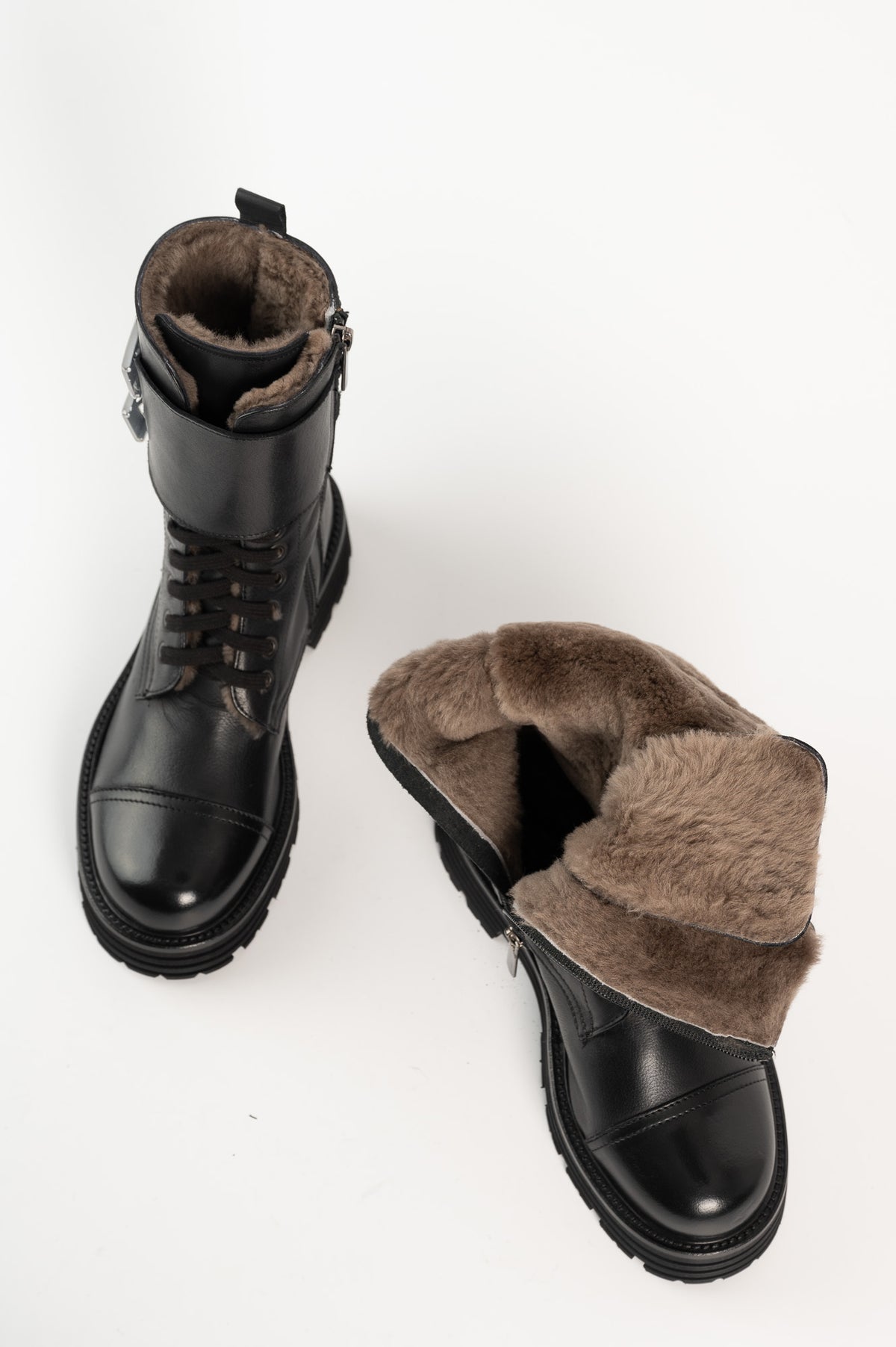 Varmfodrad Boot Gilda 441 | Svart Skinn