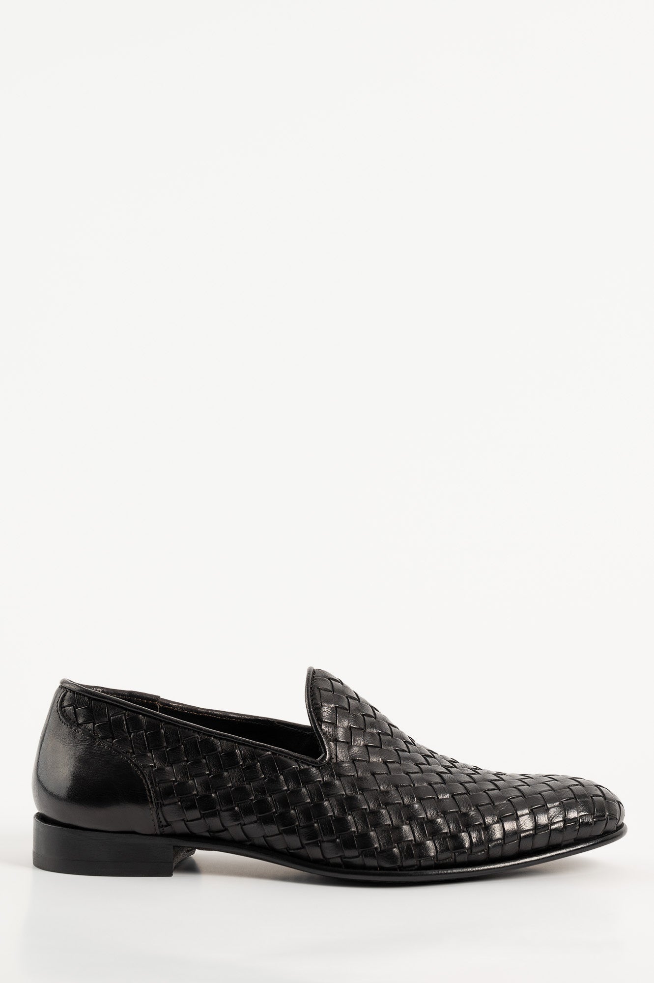 Braided Loafer 900 | Black Leather