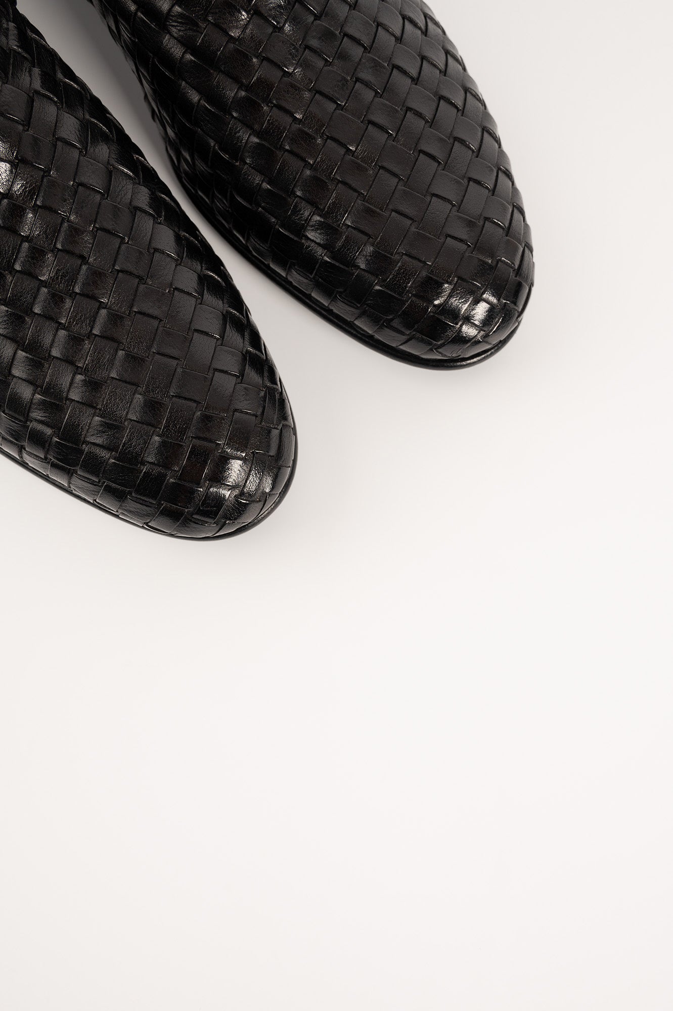 Flätad Loafer 900 | Svart Skinn