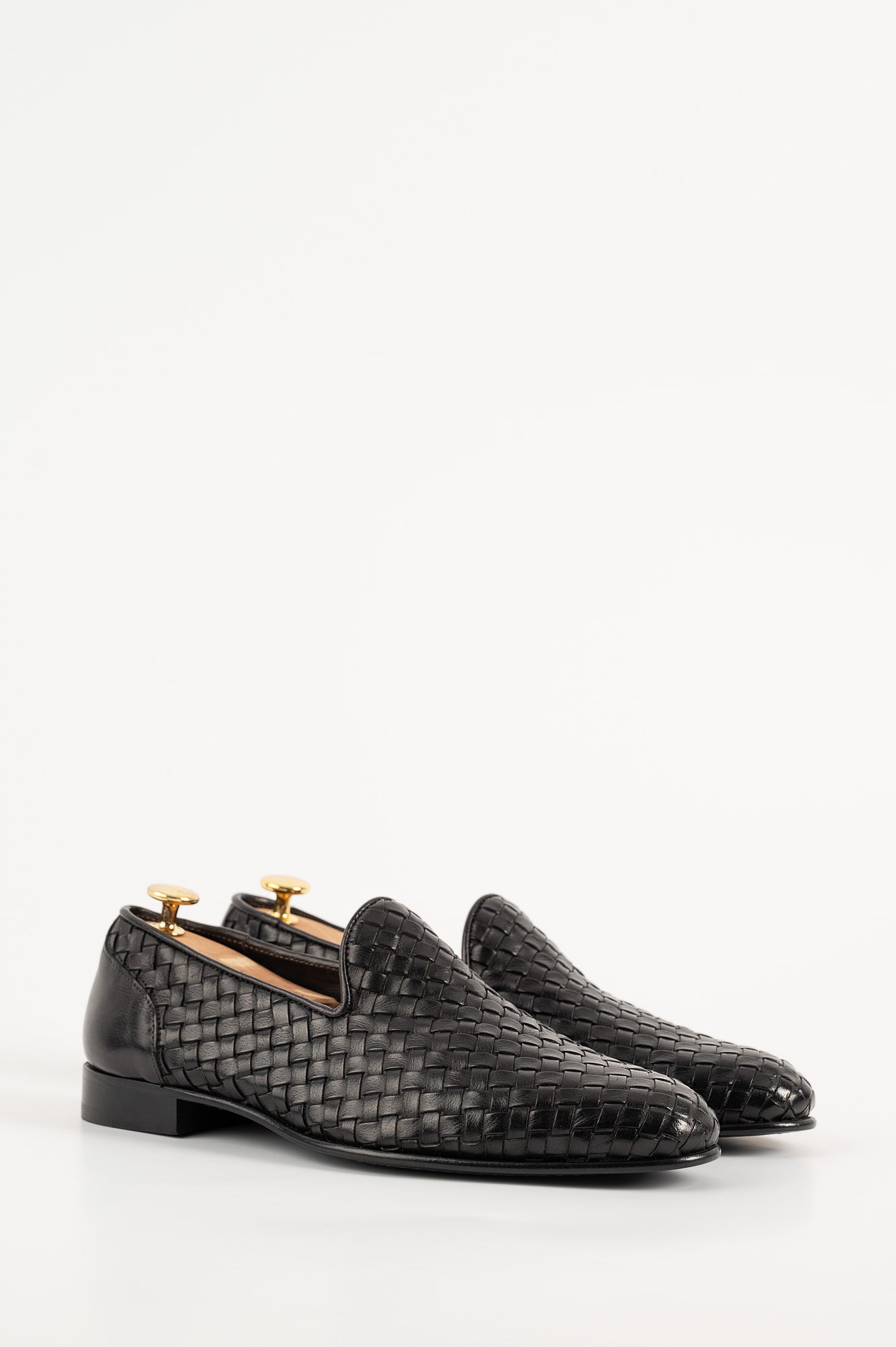 Braided Loafer 900 | Black Leather