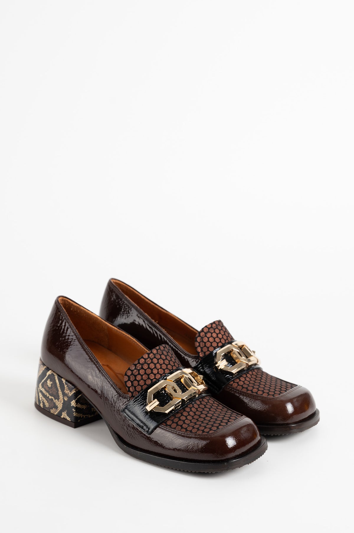 Loafer Boal 045 | Brown Patent Nappa Leather