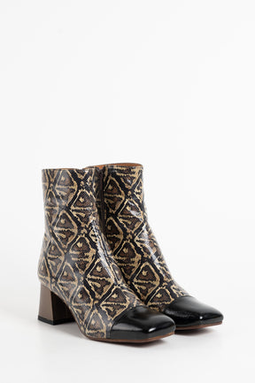 Ankle Boot Volkiria 046 | Lizard Printed Leather