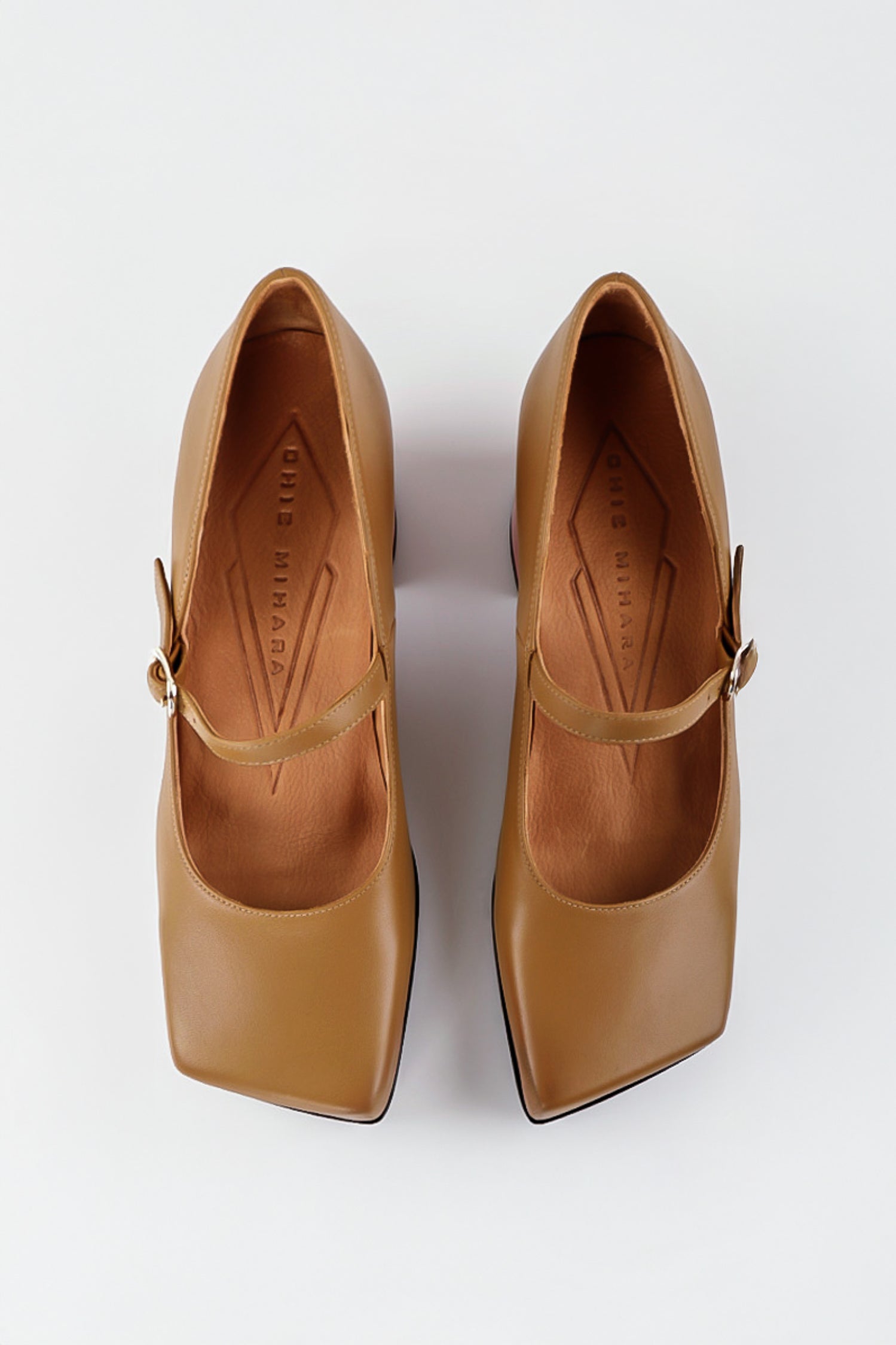 Mary Jane Pump Ustakio | Caramel Brown Calf Leather