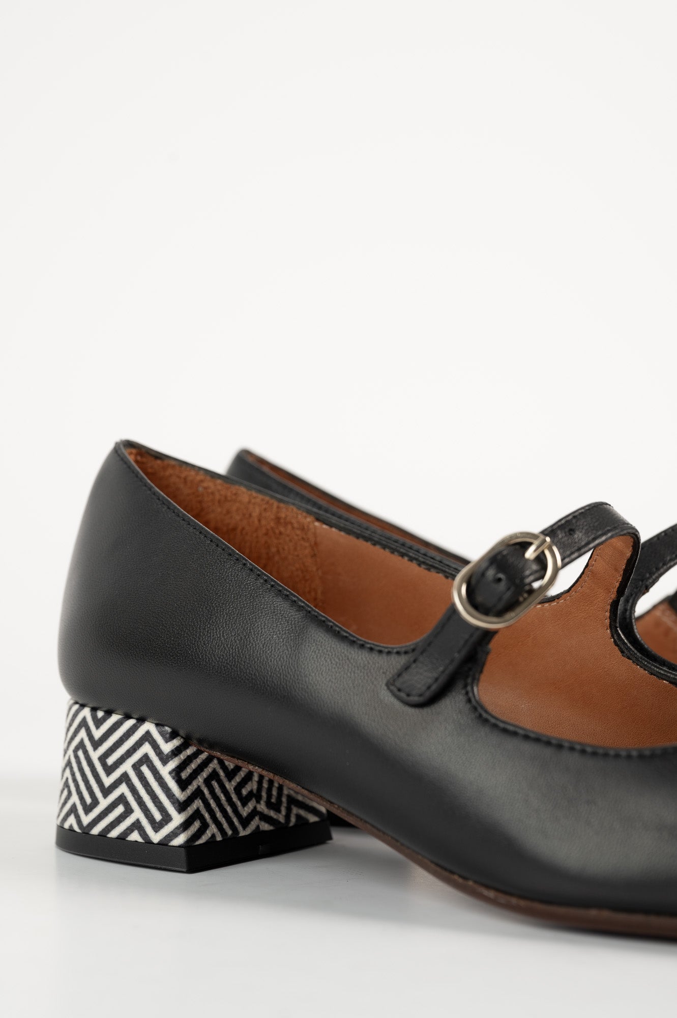 Mary Jane Pump Regia 072 | Svart Skinn