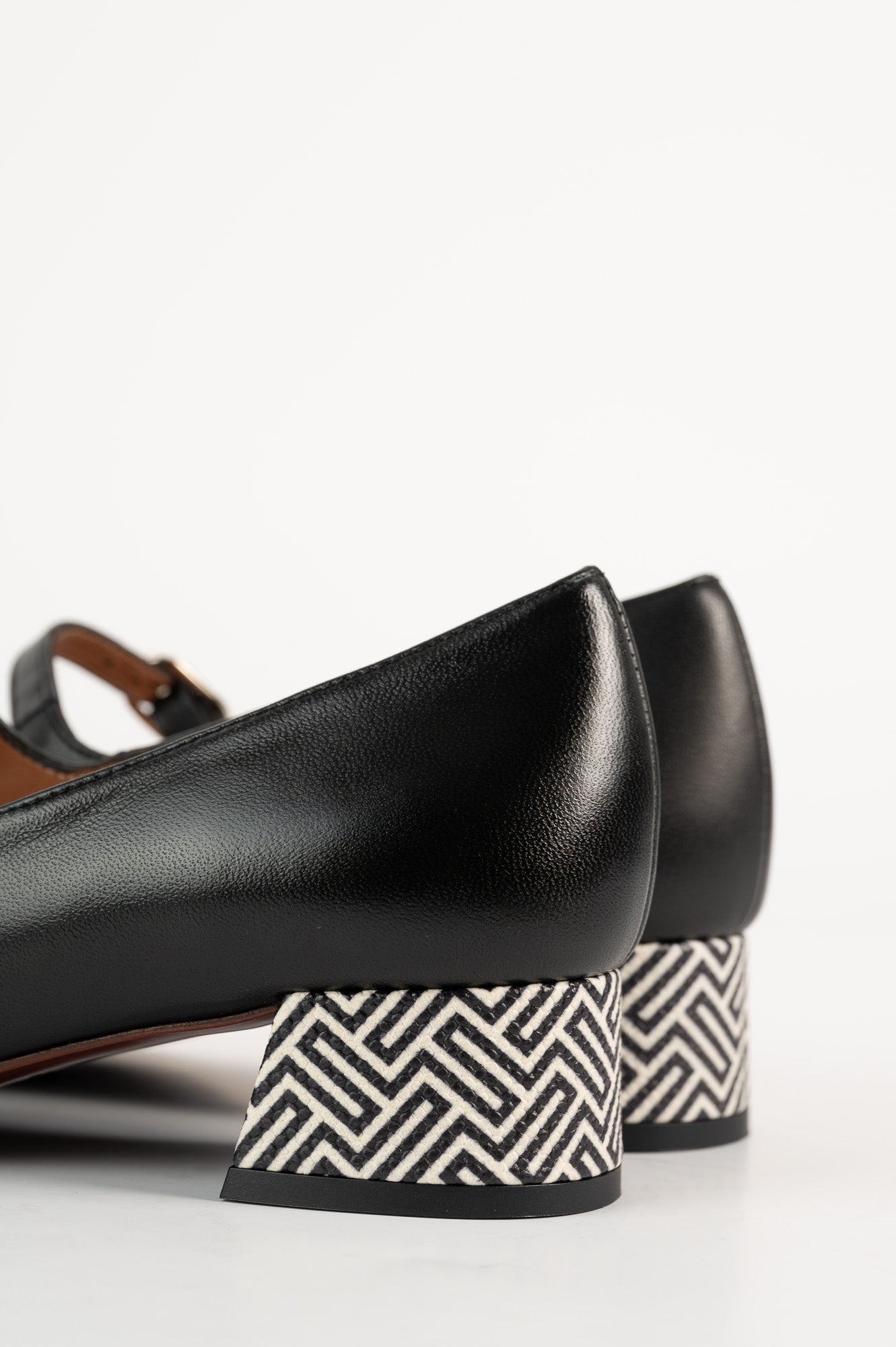 Mary Jane Pump Regia 072 | Svart Skinn