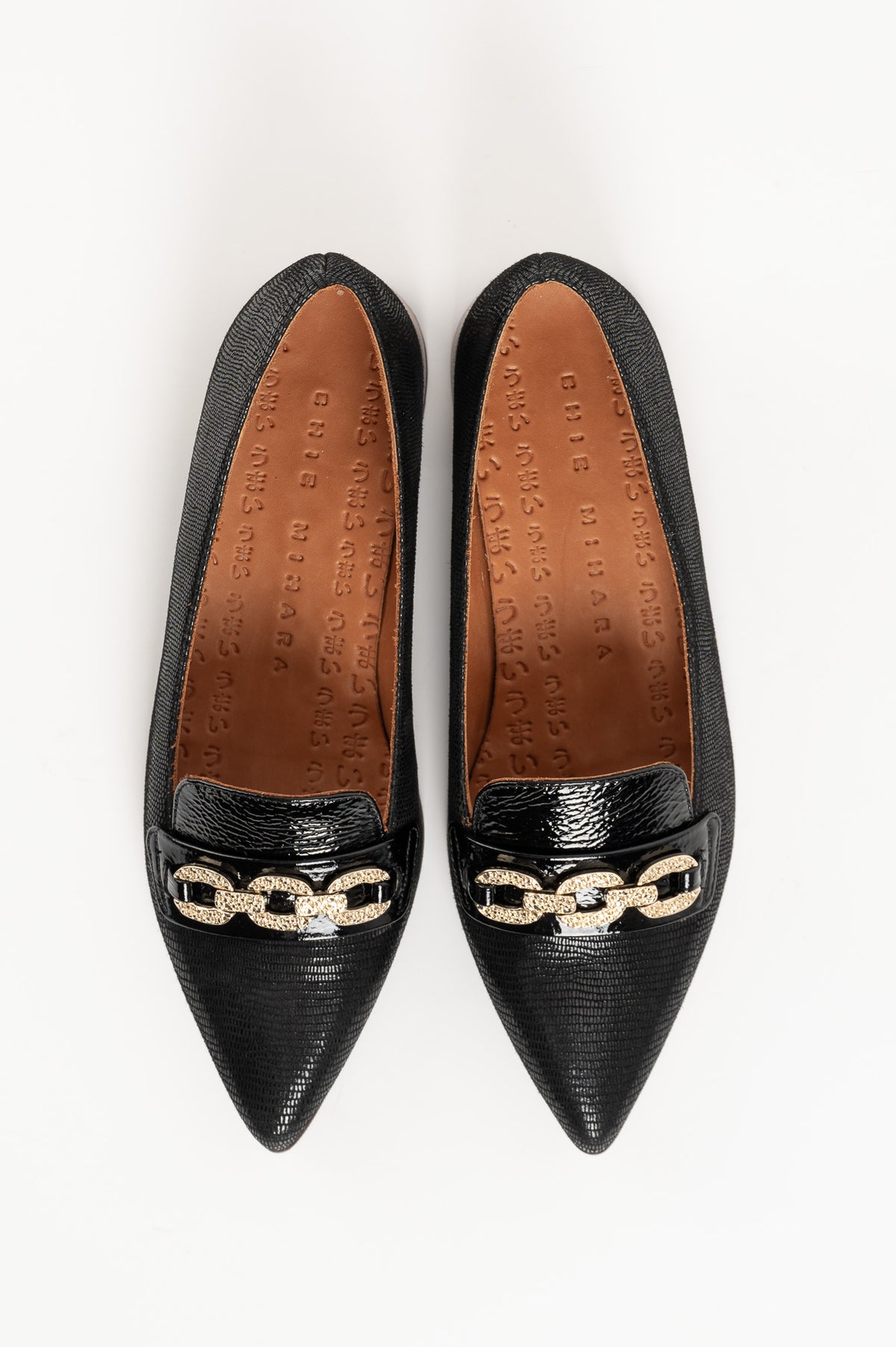 Loafer Pump Jamay 148 | Black Patent Suede