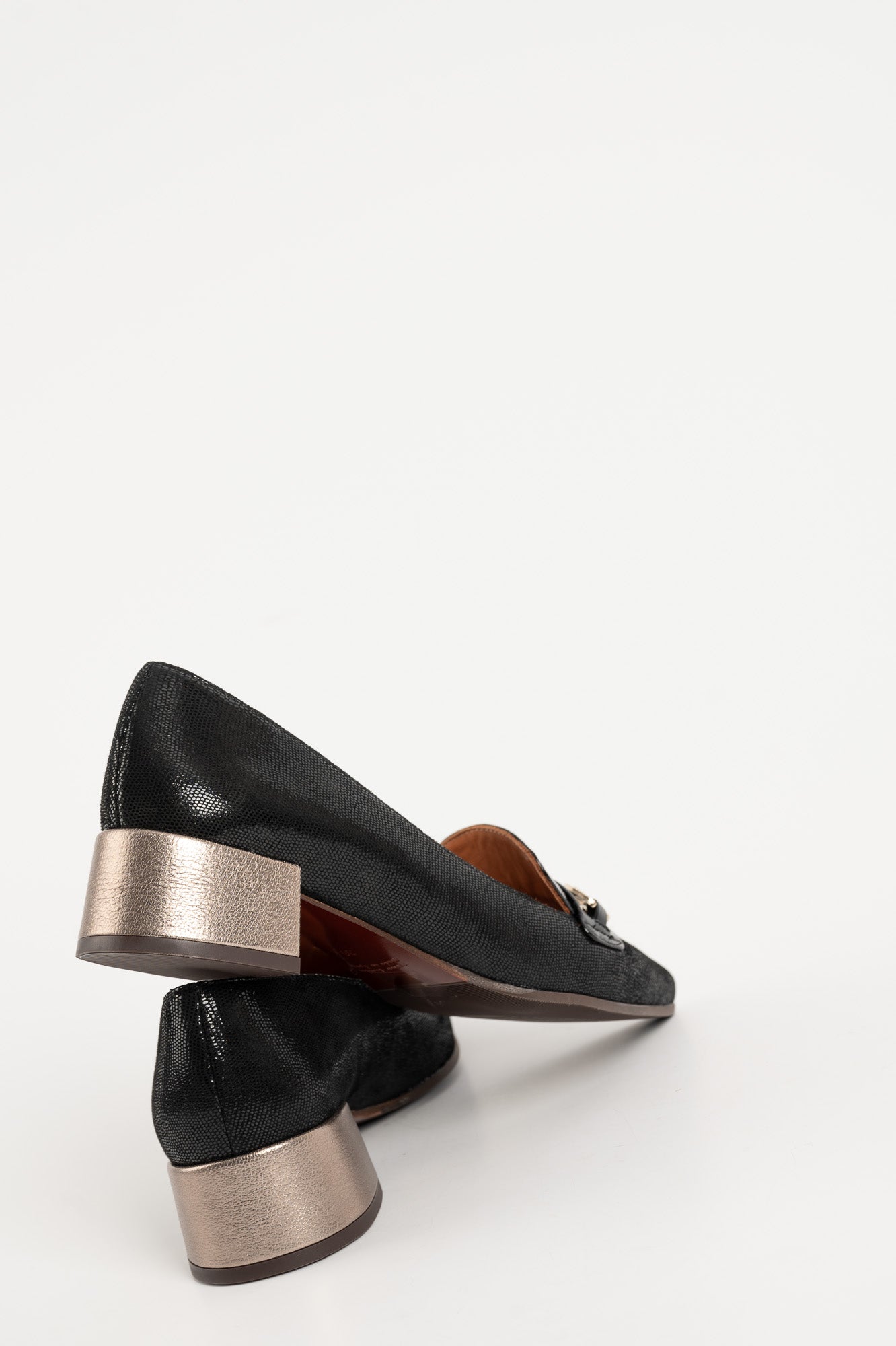 Loafer Pump Jamay 148 | Black Patent Suede