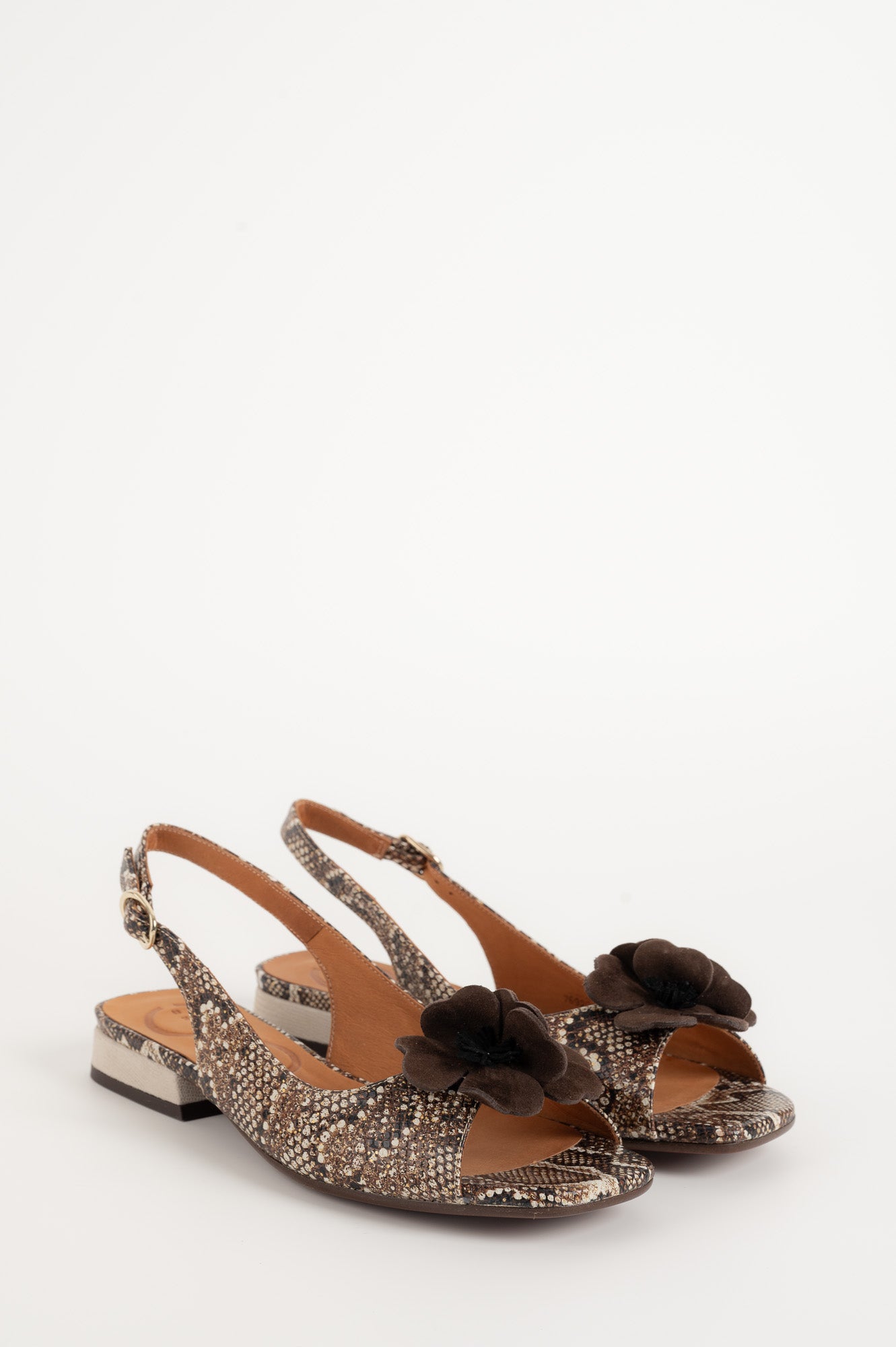 Slingback Sandal Tayda 596 | Brown Leather