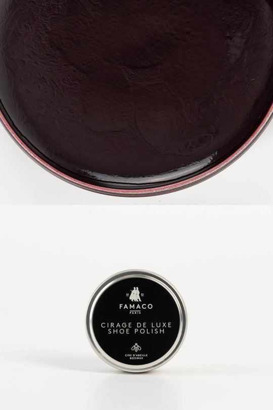 Shoe Polish Cirage De Luxe 50ml | Bordeaux Dark Red