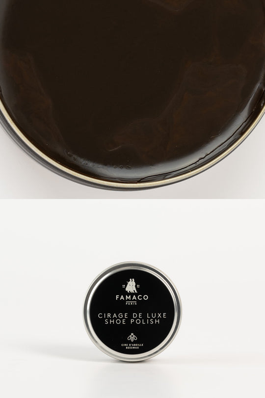 Shoe Polish Cirage De Luxe 50ml | Foncé Dark Brown
