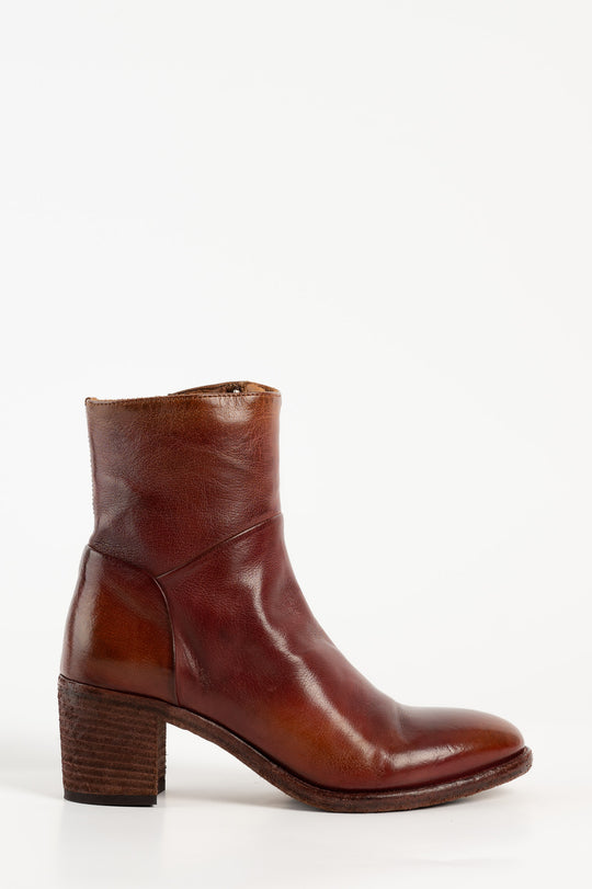 Ankle Boot Sarah | Red Fade Buffalo Leather