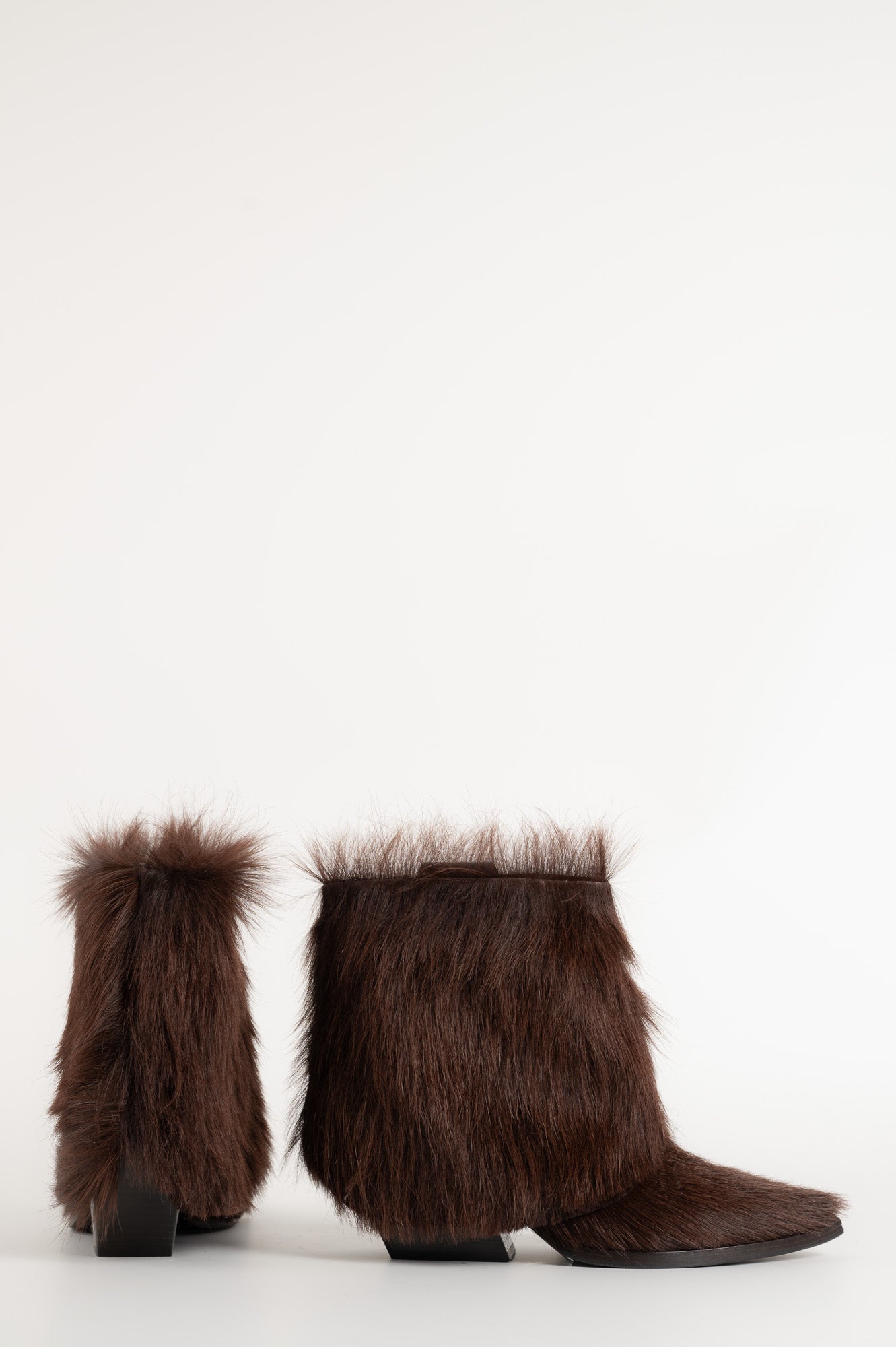 Ankle Boot Blues 029 | Dark Brown Fur