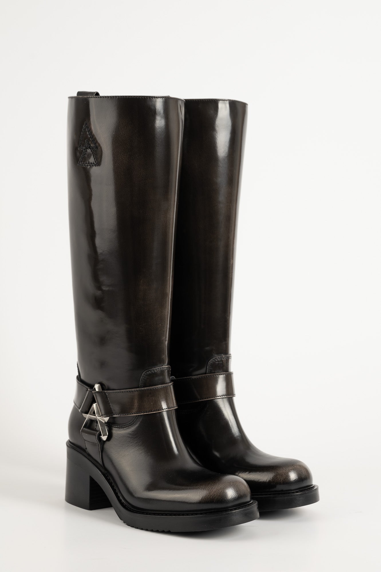 High Boot Sahara 046 | Dusty Black Abrasivato