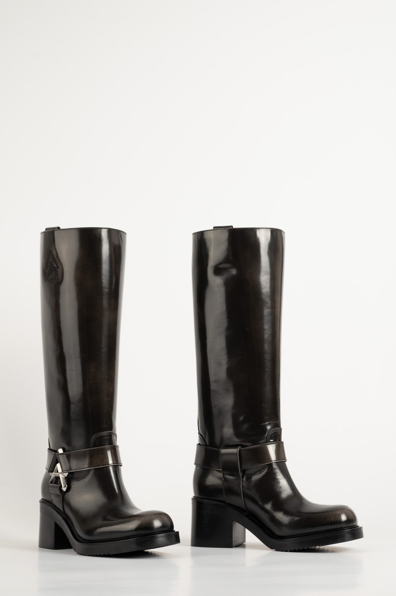 High Boot Sahara 046 | Dusty Black Abrasivato