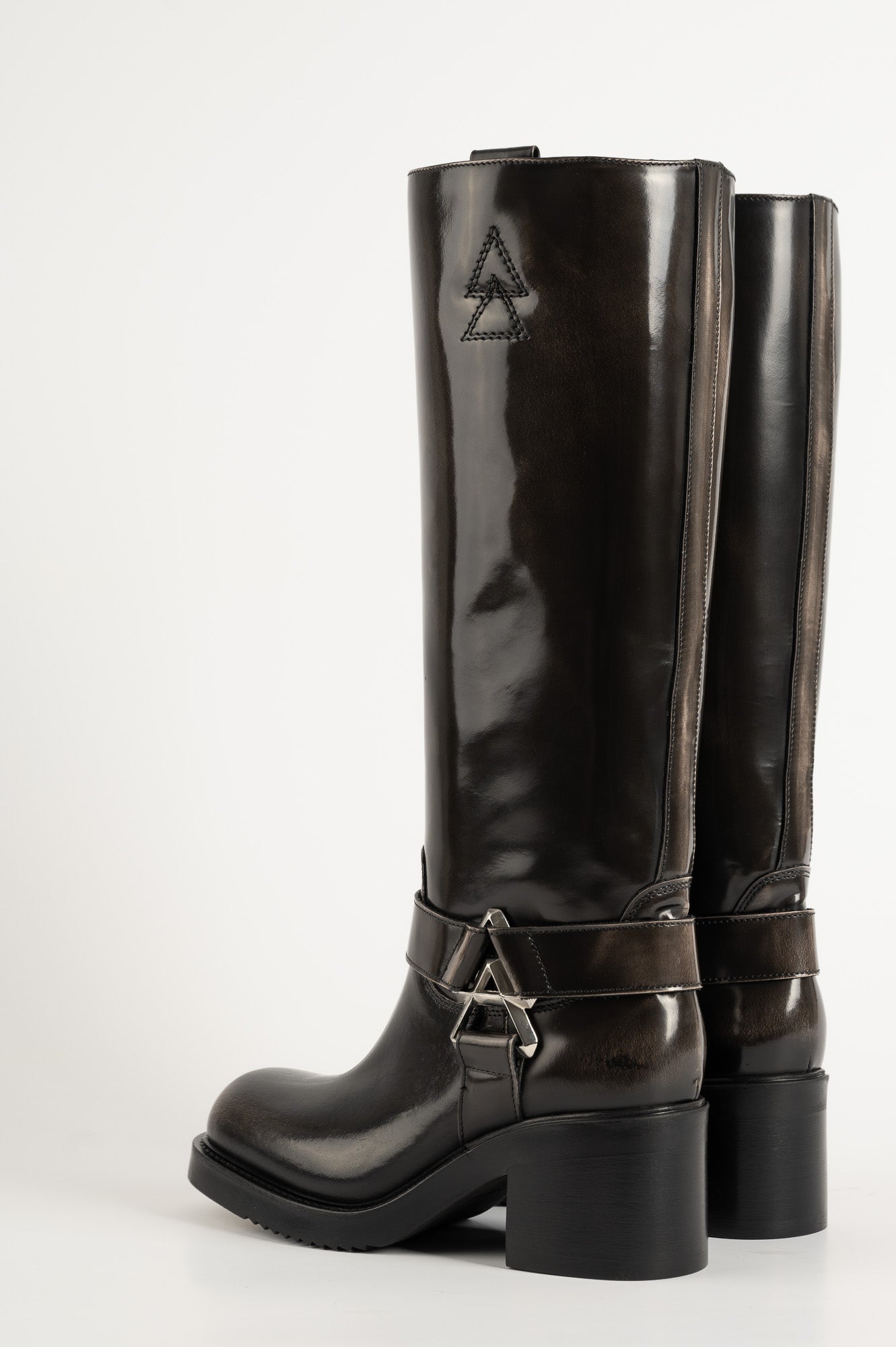 High Boot Sahara 046 | Dusty Black Abrasivato