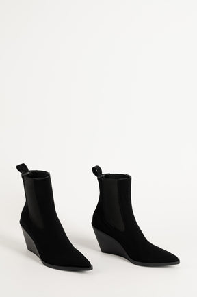 Ankle Boot 095 | Black Suede