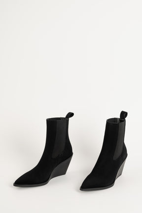 Ankle Boot 095 | Black Suede