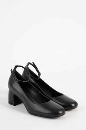 Strap Pump Phoebe 001 | Svart Skinn