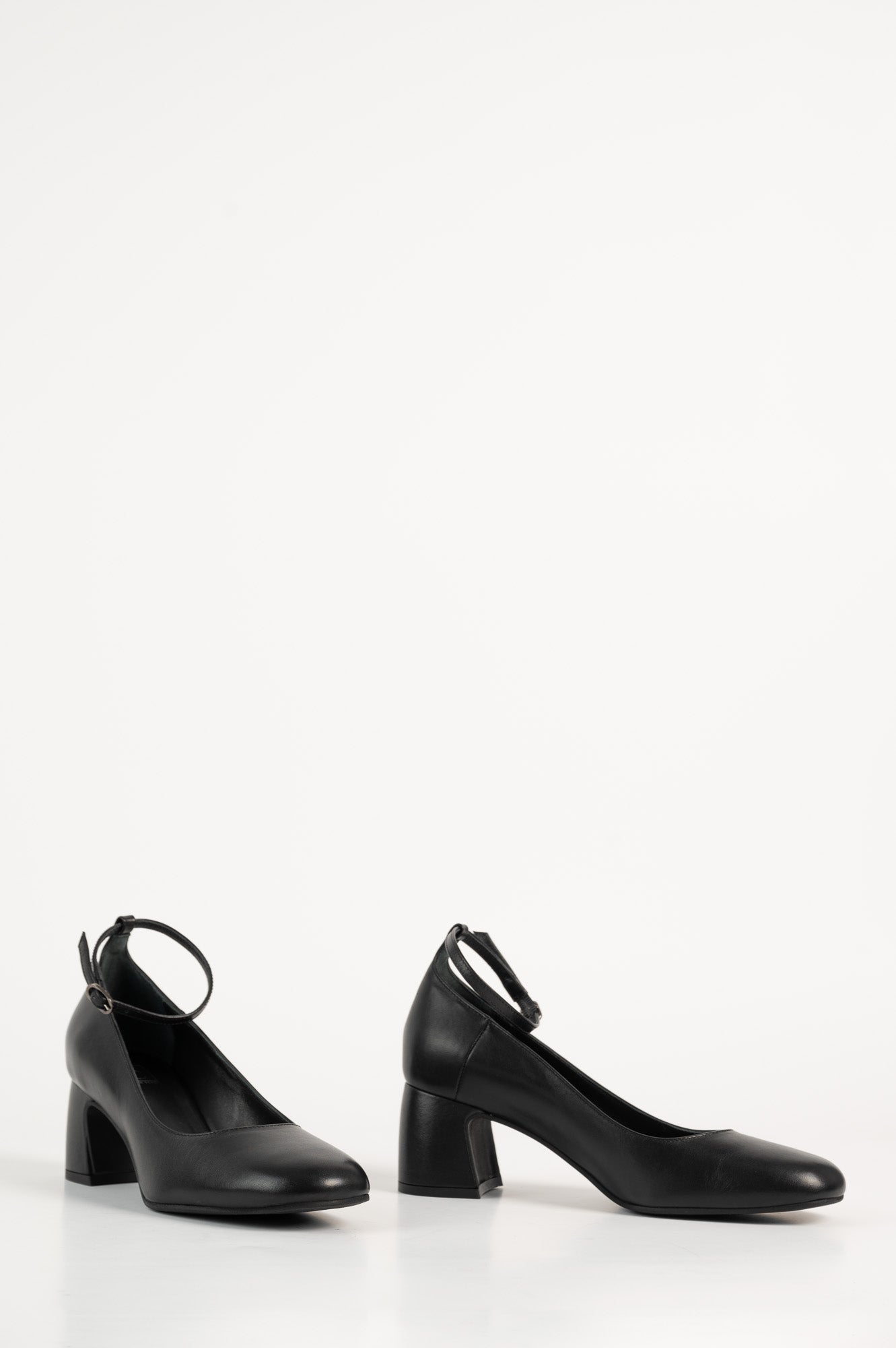 Strap Pump Phoebe 001 | Svart Skinn