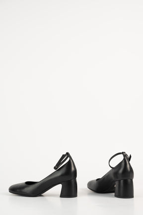 Strap Pump Phoebe 001 | Svart Skinn