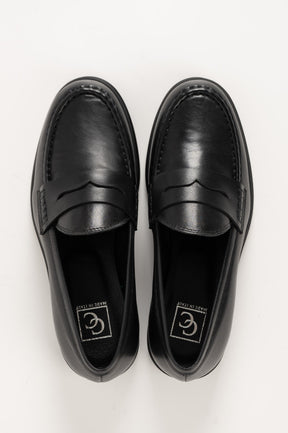 Loafer Saga 001 | Svart Skinn