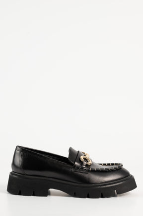 Horse Bit Loafer Sierra 044 | Black Leather