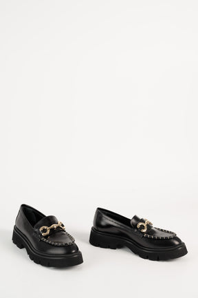 Horse Bit Loafer Sierra 044 | Black Leather