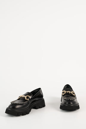 Horse Bit Loafer Sierra 044 | Black Leather