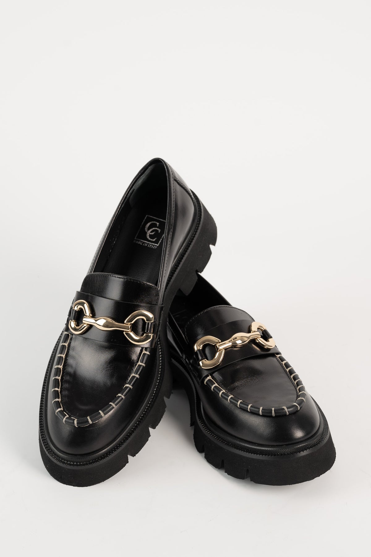 Horse Bit Loafer Sierra 044 | Svart Skinn