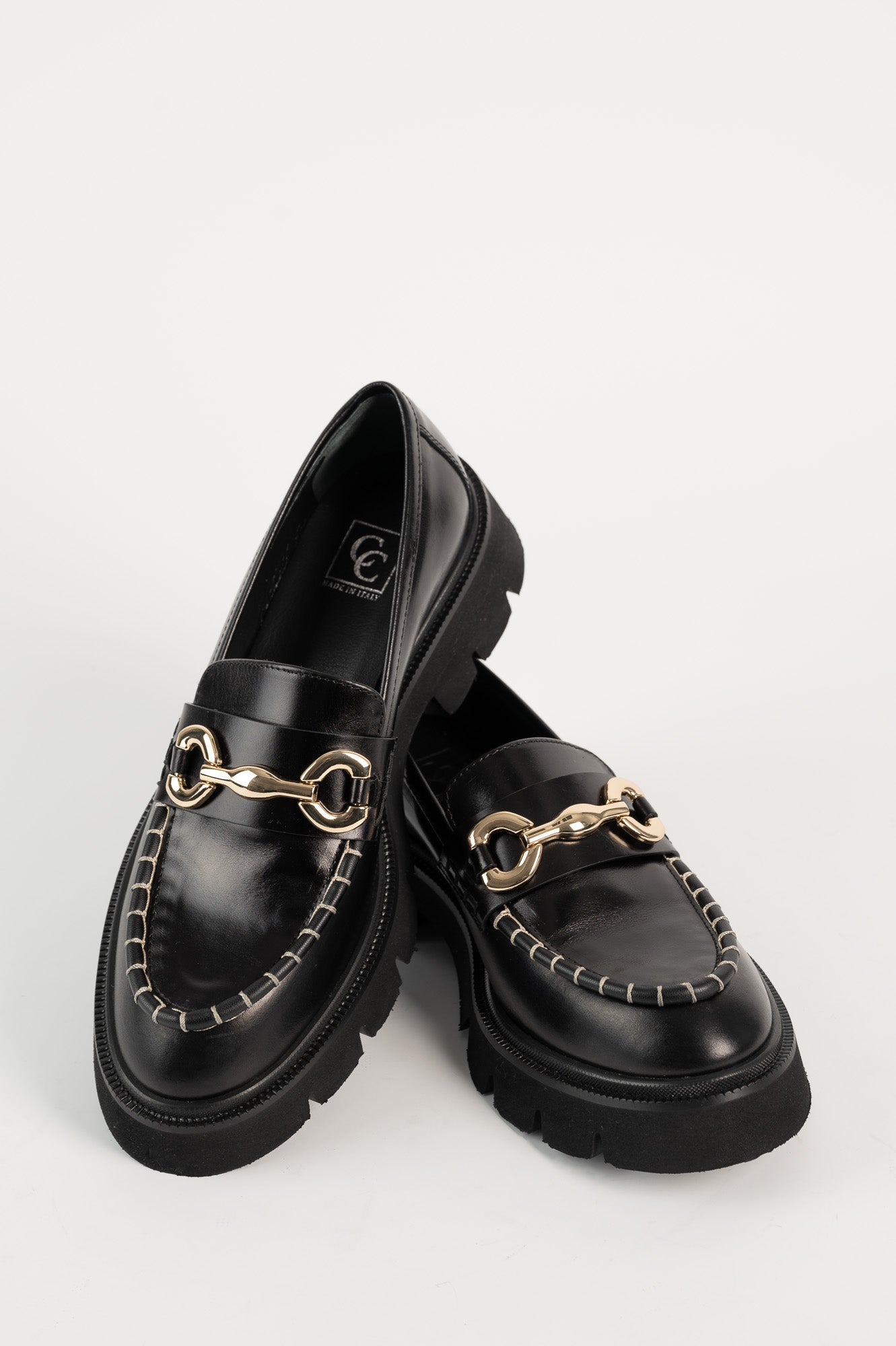 Horse Bit Loafer Sierra 044 | Black Leather