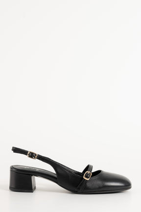 Slingback Pump Blenda 117 | Black Leather