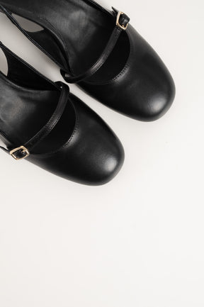 Slingback Pump Blenda 117 | Black Leather
